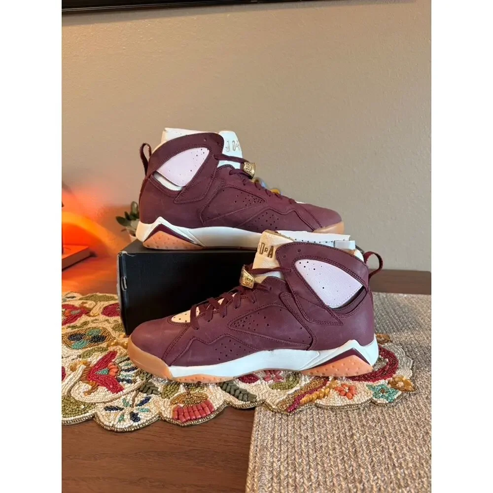 Jordan 7 Retro Championship Pack Cigar Team Red Metallic Gold Brown 725093 630